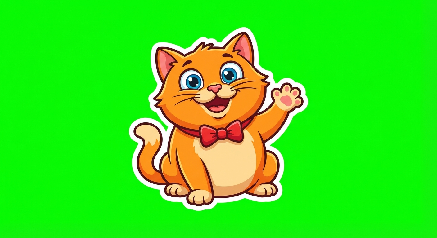 Gemini output with green background